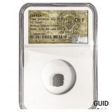 Judaea Alex Jannaeus 103-76 BC Bronze Prutah NGC