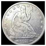 1874 Seated Liberty Half Dollar LIGHTLY CIRCULATED