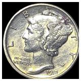 1918-S Silver Mercury Dime UNCIRCULATED