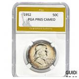 1952 Franklin Half Dollar CAMEO  PR65