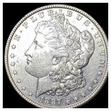 1887 Silver Morgan Dollar CLOSELY UNCIRCULATED