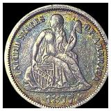 1877 Seated Liberty Dime ABOUT UNCIRCULATED