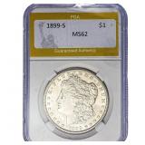1899-S Morgan Silver Dollar PGA MS62