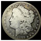 1892-CC Silver Morgan Dollar NICELY CIRCULATED