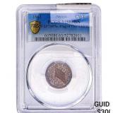 1863 Civil War Copper Token Flag of Our Union PCGS