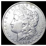 1892-S Silver Morgan Dollar CLOSELY UNCIRCULATED