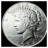 1934 Silver Peace Dollar CHOICE AU