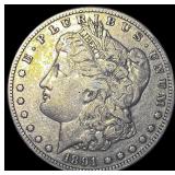 1891-S Silver Morgan Dollar ABOUT UNCIRCULATED