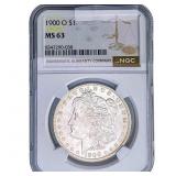 1900-O Morgan Silver Dollar NGC MS63