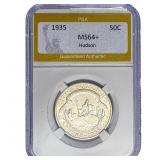 1935 Hudson Half Dollar PGA MS64+