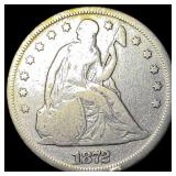 1872 Silver Dollar NICELY CIRCULATED
