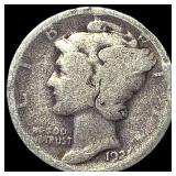 1923 Silver Mercury Dime NICELY CIRCULATED