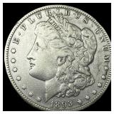 1893-O Silver Morgan Dollar NEARLY UNCIRCULATED