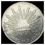 1892-Mo MEXICO Silver 8 Reales CLOSELY UNCIRCULATE