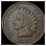 1909-S Indian Head Cent NEARLY UNCIRCULATED