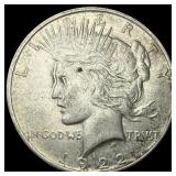 1922 Silver Peace Dollar NEARLY UNCIRCULATED
