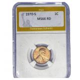 1970-S Lincoln Memorial Cent PGA MS66 RD