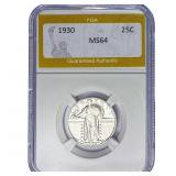 1930 Standing Liberty Quarter PGA MS64
