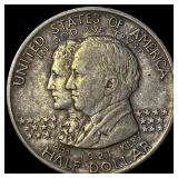 1921 Silver Half Dollar Alabama Centennial NEARLY