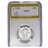 1927 Standing Liberty Quarter PGA MS64