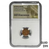 Roman Consatntius II AD 337-361 AE4 BI Nummus NGC