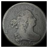 1806 Copper Half Cent NICELY CIRCULATED