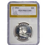 1962 Franklin Half Dollar PGA PR66 CAM