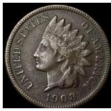 1908-S Indian Head Cent ABOUT UNCIRCULATED