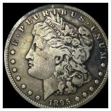 1895-S Silver Morgan Dollar LIGHTLY CIRCULATED