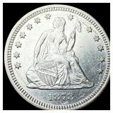 1878 Seated Liberty Quarter CLOSELY UNCIRCULATED