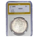 1896 Morgan Silver Dollar PGA MS64