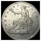 1875-CC Silver Trade Dollar UNCIRCULATED