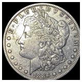1886-O Silver Morgan Dollar NEARLY UNCIRCULATED