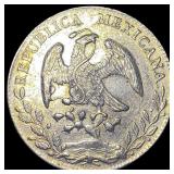 1889-Mo MEXICO Silver 8 Reales UNCIRCULATED