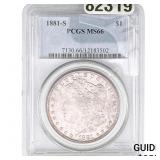 1881-S Morgan Silver Dollar PCGS MS66