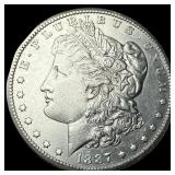 1887-S Silver Morgan Dollar CLOSELY UNCIRCULATED