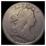 1804 Copper Half Cent NICELY CIRCULATED