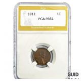 1912 Wheat Cent PGA PR64