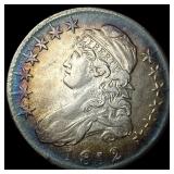 1812 Capped Bust Half Dollar LIGHTLY CIRCULATED
