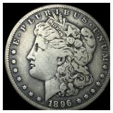 1896-S Silver Morgan Dollar LIGHTLY CIRCULATED
