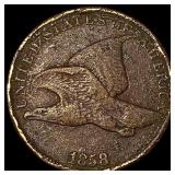 1858 Copper-Nickel Flying Eagle Cent HIGH GRADE