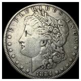 1884 Morgan Silver Dollar NEARLY UNCIRCULATED