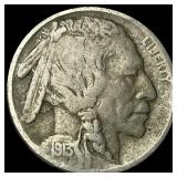 1915-D Buffalo Nickel LIGHTLY CIRCULATED