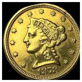 1878 Liberty Head Quarter Eagle $2.50 Gold CLOSELY
