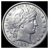 1899-S Silver Barber Quarter UNCIRCULATED