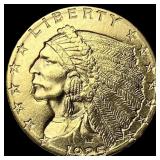 1925 Indian Head Gold $2.50 Quarter Eagle UNCIRCUL