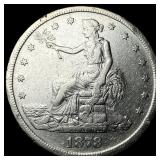 1878-S Silver Trade Dollar NEARLY UNCIRCULATED