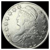 1822 Capped Bust Half Dollar CLOSELY UNCIRCULATED