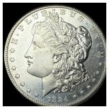 1884 Morgan Silver Dollar CLOSELY UNCIRCULATED