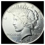 1934 Silver Peace Dollar UNCIRCULATED